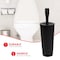 Home Basics Plastic Toilet Brush Holder, Black TB45047 - alternate 3